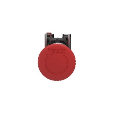 XB4BS8444 - BOTAO 22MM METALICO SOCO ACAO BRUSCA GIR