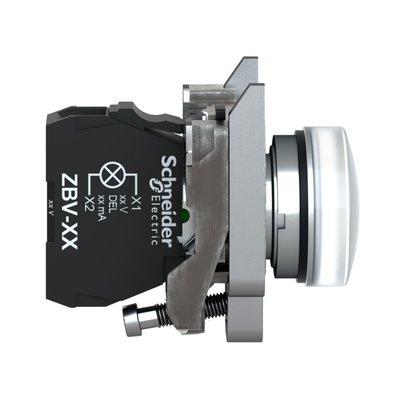 XB4BVB1 - SINALIZADOR 22MM METALICO COM LED 24VCA