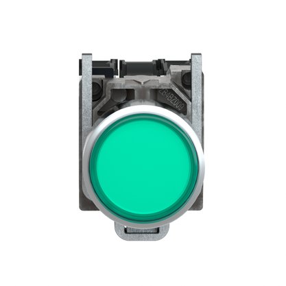 XB4BW33B5 - BOTAO 22MM METALICO LUMINOSO LED 24VCA C