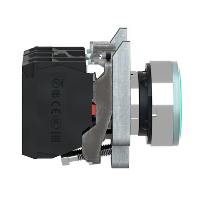 XB4BW33B5 - BOTAO 22MM METALICO LUMINOSO LED 24VCA C