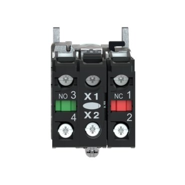 XB4BW33B5 - BOTAO 22MM METALICO LUMINOSO LED 24VCA C