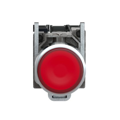 XB4BW34B5 - BOTAO 22MM METALICO LUMINOSO LED 24VCA C