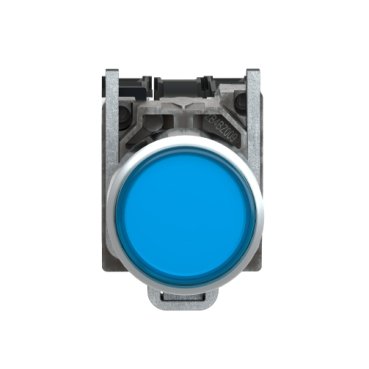 XB4BW36B5 - BOTAO 22MM METALICO LUMINOSO LED 24VCA C