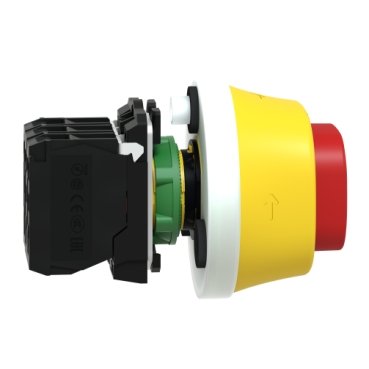 XB5AS84W3B41 - BOT. EMERG. LUMIN. 24VAC/DC 1NA 2NF 60MM