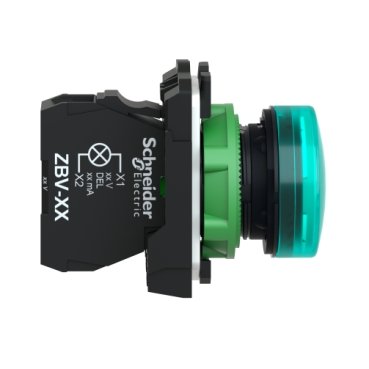XB5AVG3 - SINALIZADOR 22MM PLASTICO COM LED 110120