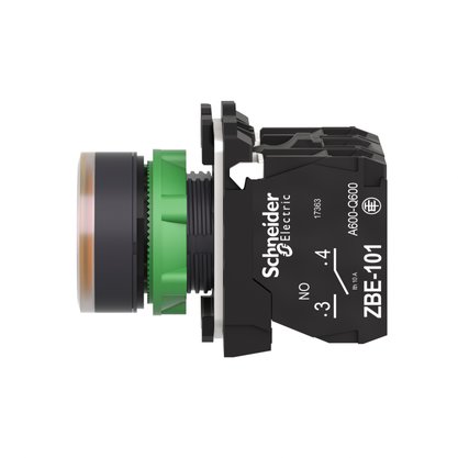 XB5AW35B5 - BOTAO 22MM PLASTICO LUMINOSO LED 24VCA C