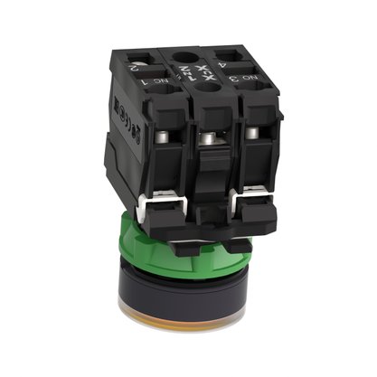 XB5AW35B5 - BOTAO 22MM PLASTICO LUMINOSO LED 24VCA C