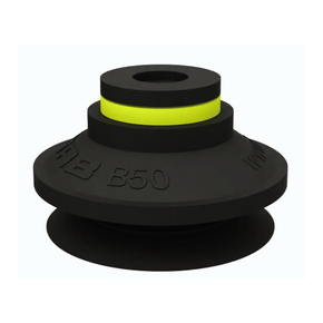 0101649 - VENTOSA B50 1F NPV PR C/ CONEXÃO RET FÊMEA 1/8 B50.30.05AG