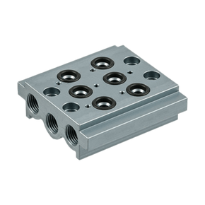 0224000201 - BASE MULTIPLA 2 VALV 1/4 S7