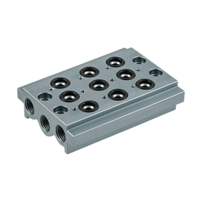 0224000301 - BASE MULTIPLA 3 VALV 1/4 S7