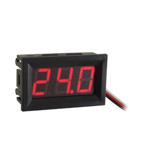 10814 - VOLTÍMETRO DIGITAL TX-56D 28X48MM PARA VCC. ALIMEN 10~24VCC E MEDIÇÃO 0~100VCC