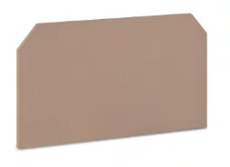 11867 - PLACA FECH P/ BORNE DE AFERIÇÃO SEK-6S ATÉ 6MM² BEGE