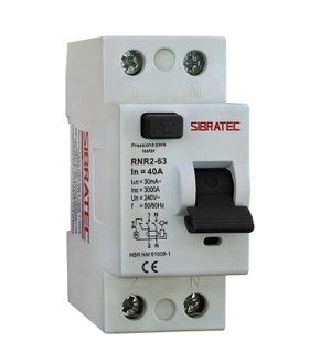 11890 - INTERRUPTOR DIFERENCIAL DR BIPOLAR DE 40A COM 30MA***