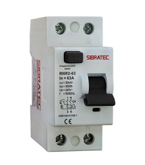 11891 - INTERRUPTOR DIFERENCIAL DR BIPOLAR DE 63A COM 30MA***