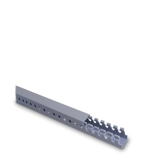 13856 - CANALETA CINZA TOTAL ABERTA 25 X 25 X 2000 MM (L X H X C)