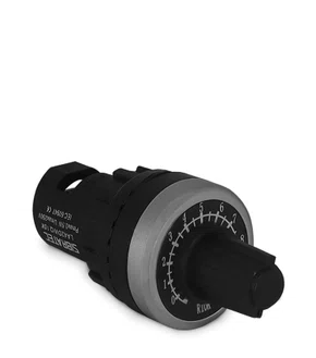 14121 - POTENCIÔMETRO LINEAR TIPO B 10K C/ KNOB 1 ESCALA VOLTA 