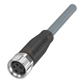 165131 - CABO CONEXAO RETO FEMEA M8 10M 4 POLOS PVC