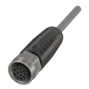 179829 - CABO + CONEXAO RETO FEMEA M12 5M 12 POLOS PVC IP69K