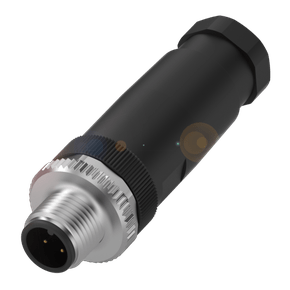 180968 - CONECTOR RETO MACHO M12 PL 5 POLOS PRT