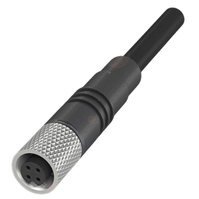 237926 - CABO + CONEXÃO RETO FEMEA M5 3M 4 POLOS PVC