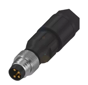 247083 - CONECTOR RETO MACHO M8 4P PL FIX CABO PRENSA BCC0HLZ