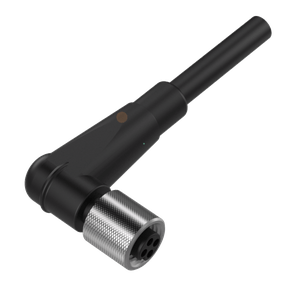 252524 - CABO + CONEXÃO ANG FÊMEA M5 5M 4 POLOS PU