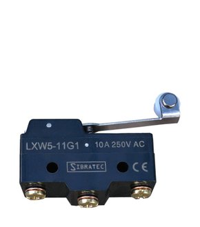 4410 - CHAVE FIM DE CURSO COM HASTE E ROLDANA LXW5-11G1 COM 1 CONTATO REVERSÍVEL E CORPO PLÁSTICO