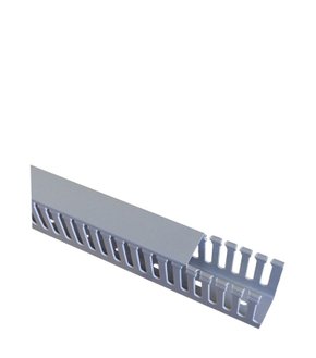 4816 - CANALETA CINZA TOTAL ABERTA 50 X 80 X 2000 MM (L X H X C)