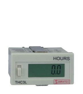 5265 - HORÍMETRO DIGITAL THC3L - GATILHO CONTATO SECO - ESCALA 99999,9 HORAS - TAMANHO 21,8 X 44,5MM
