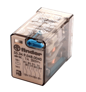 553490480040 - RELE INDS S55 14 PIN 48V 7A 4 NA NF