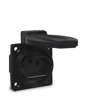 7861 - TOMADA EMBUTIR TBSE 2P+T 20A PR C/ TAMPA