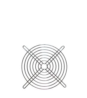 8329 - GRADE DE PROTEÇÃO PARA VENTILADOR 15X15CM