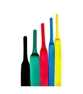 8443 - TUBO TERMO CONTRATIL PRETO COM DIAMETRO 6 MM