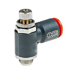 9021001C - Válvula reguladora de Fluxo Giratória M5 X 4MM Metal Work