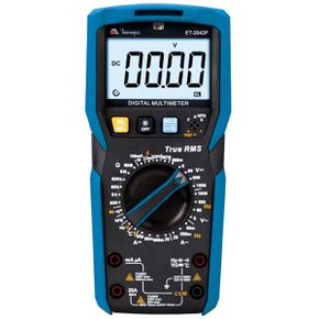 Multímetro Digital display LCD 3 5/6 precisão 0,50 % AC / DC true RMS Minipa ET-2042F - MINIPA-238279