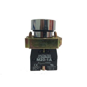 M20BFRB1A - BOTAO PLANO FC PULSADOR 22MM PR 1NA