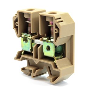 MTB10ENAZ - BORNE SIMPLES 10MM² P/TRILHO TS32/TS35 DIN AZ