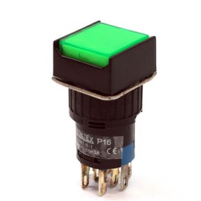 P16IS7G2 - BOTAO 16MM C/RETEN VD QUAD ILUM 2 NA NF