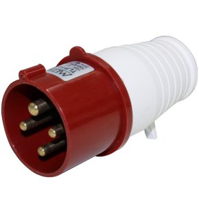 TLP16443 - PLUG MACHO VM 16A 6H 3P+T 380~415V
