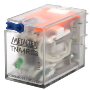 TNA4RC3 - RELE 14 PINOS 4 REV 5A 24VCC LED INDICADOR