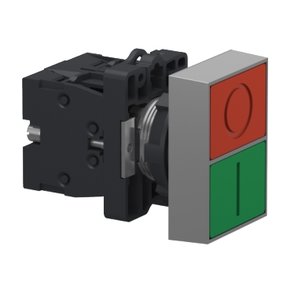 XA2EA7A3415 - BOTAO DUPLO COMANDO VERDE/VERMELHO NA+NF