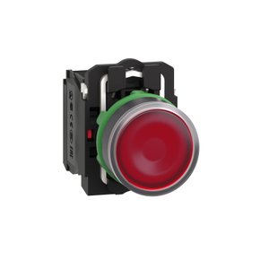 XB5AW34B5 - BOTAO 22MM PLASTICO LUMINOSO LED 24VCA C