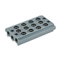 0224000401 - BASE MULTIPLA 4 VALV 1/4 S7