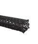 10766 - TUBO EXPANSÍVEL COR PRETO (MALHA TRANÇADA) TE-125024. ROLO COM 10M X Ø4MM