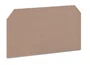 11867 - PLACA FECH P/ BORNE DE AFERIÇÃO SEK-6S ATÉ 6MM² BEGE