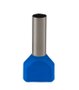 11966 - TERMINAL PRÉ-ISO ILHOS DUPLO 2,5MM² - AZUL – TE2510 - 100 PÇS*** (9012)