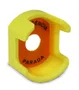 13469 - PROTEÇÃO P/ BOTAO DE EMERG 40MM AM PLAST PARCIAL 22MM + PLACA EMERG SIBR