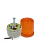 14048 - SINALIZADOR GIRATÓRIO LTE1103 12/24/110/220 AC/DC GIROFLEX AM Ø10CM + BUZZER