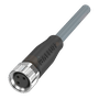 165110 - CABO + CONEXÃO RETO FÊMEA M8 10M 3 POLOS PVC