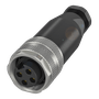 181197 - CONECTOR 7/8 RETO FEMEA 4 POLOS